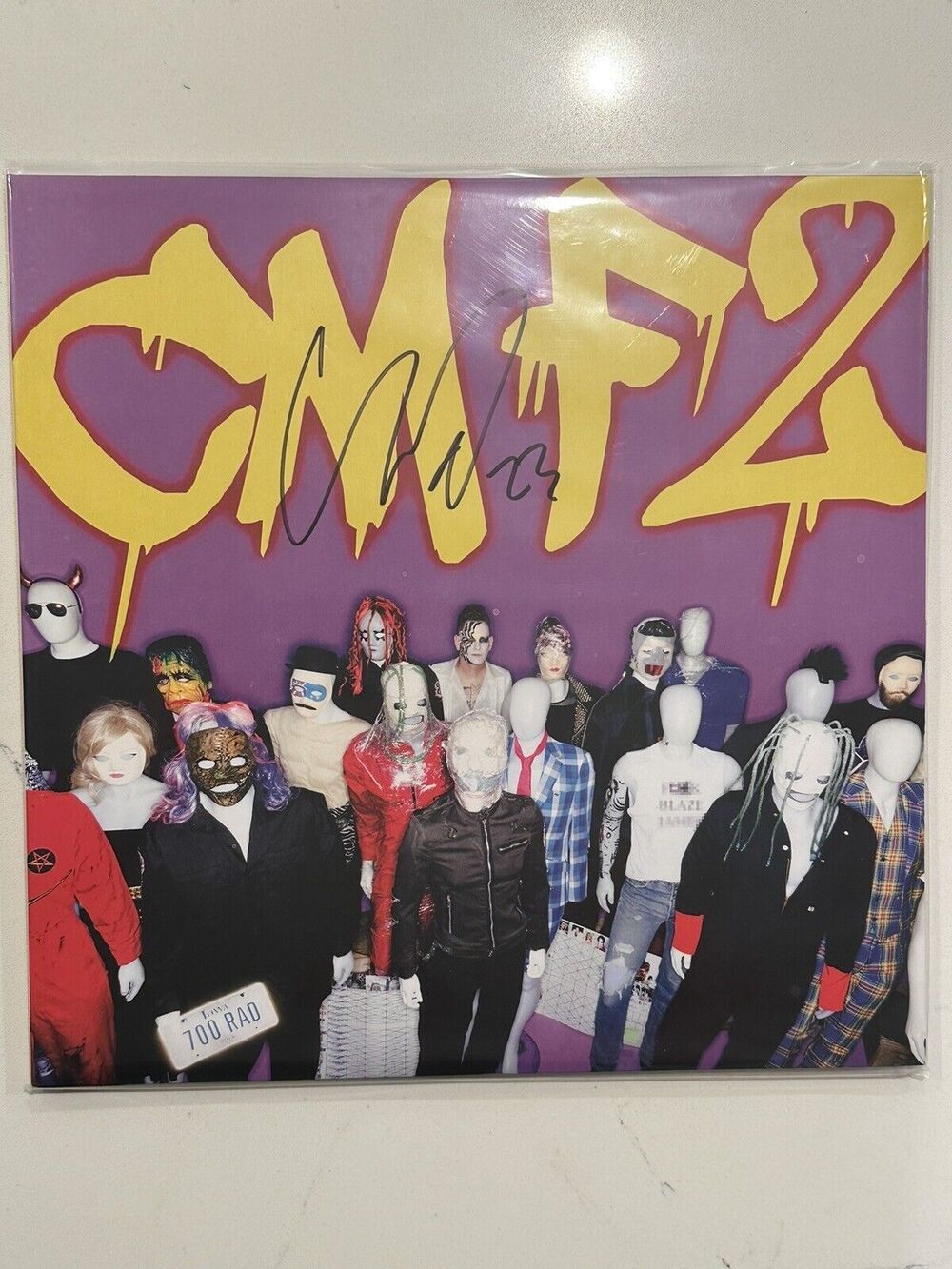 COREY TAYLOR - CMF2 LTD BLACK VINYL +’Ltd SIGNED AUTOGRAPHED RARE Slipknot